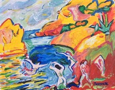 Superbe " Baigneuses à La