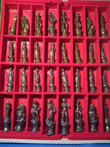 Jeu échecs métal - jeu, d'échecs
