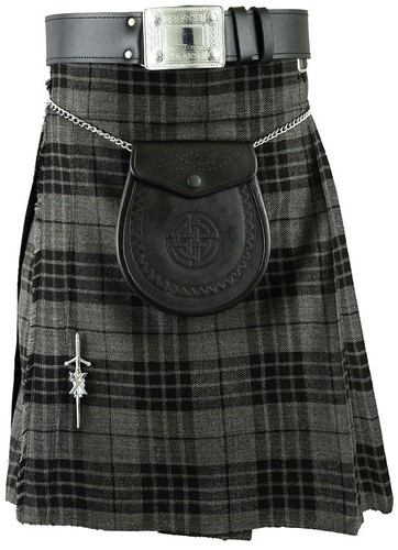 Gris écossais kilt - Écossais,