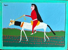 MASKALI Milouda oeuvre originale sur ardoise