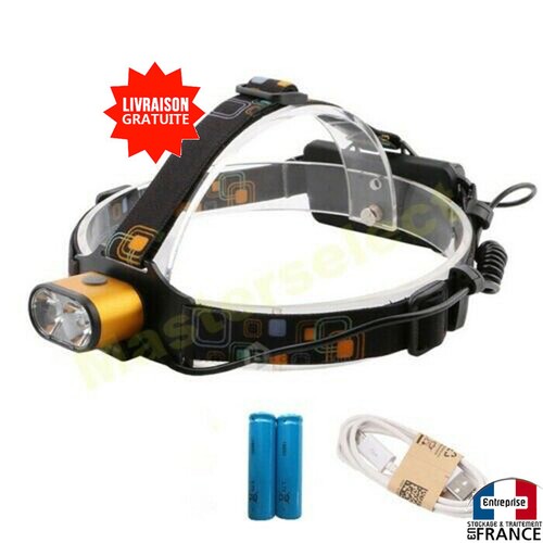 Lampe frontale rechargeable - lampe,