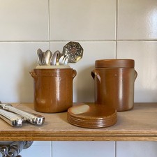 2 pots à graisse ou confit