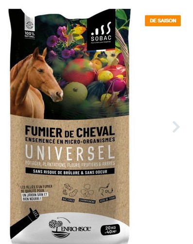Fumier cheval bio et - bio,