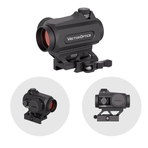 Red dot vector optics - dot,