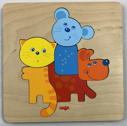 Haba puzzle animaux jako - puzzle, jako-o