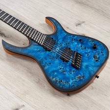 Mint Mayones Duvell Elite VF 6 MultiScale Guitar, Velvetrone Set, Ice Dragon Raw