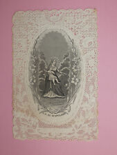 pious image fine lace knife Our Lady of the Scapular