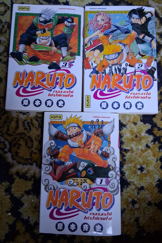 Manga naruto volumes 2 - manga, 3