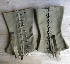 US ARMY WW2 GUÊTRES COURTES