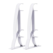 2pcs Metal Double rideau