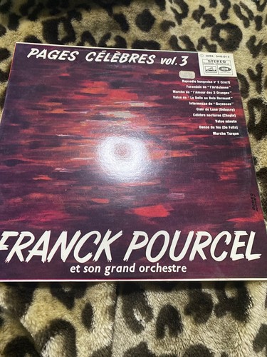 Disque tours franck pourcel - tours,