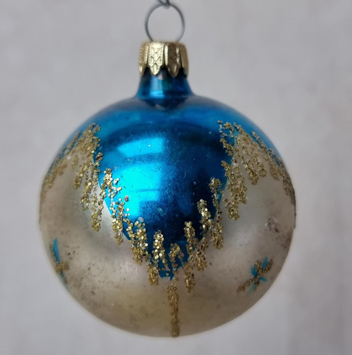 Vintage boule noël - boule, sapin