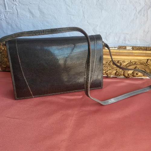 Sac vintage cuir travaillé - sac,