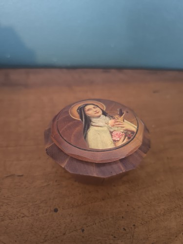 Ancienne boîte bois - en,