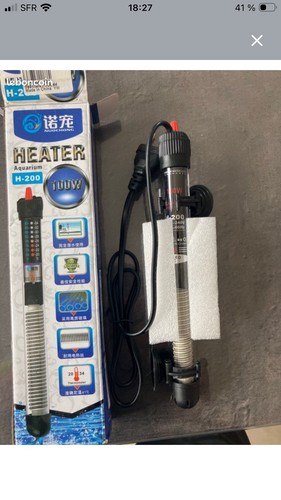 Chauffage aquarium 100w neuf - aquarium,