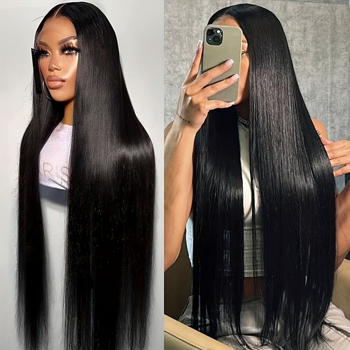 Black color long - long, hair