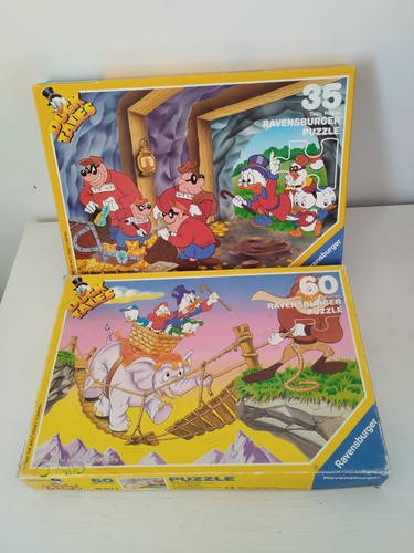 Lot deux puzzles vintage duck - deux,