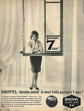 ADVERTISING 1962 RHOVYL NONFEU curtains curtains curtains