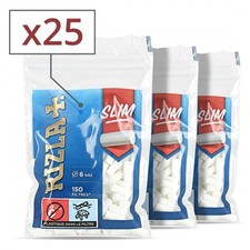 filtres slim 6mm rizla + x25