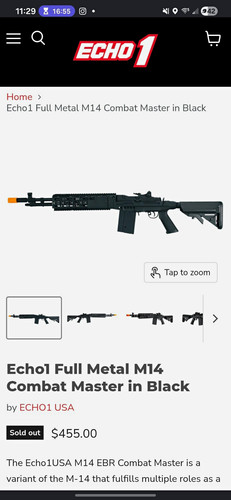 Echo1 full metal - m14, combat