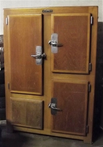 Ancienne glacière frigo - ancienne, glacière/frigo