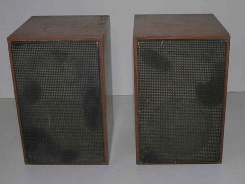 Paire enceintes vintage