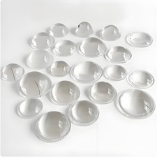 5PCS Optical Focal Length LED Optics Glass Plano Convex Condenser Lens