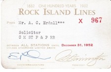 1952 Rock Island Lines /Rail