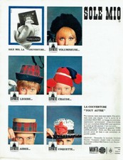 Advertising 820 1965 Manta Pure Wool Blanket Sole Mio