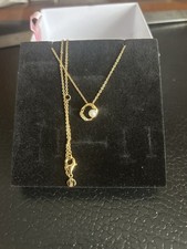 PANDORA Gold Pavé Circle & Cultured Pearl Collier Necklace 363303C01