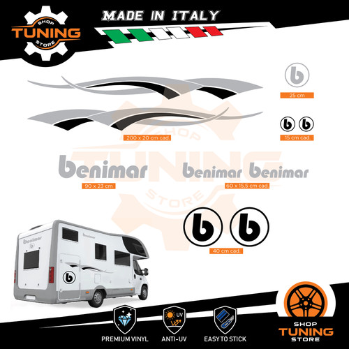Autocollants camper kit - autocollants,