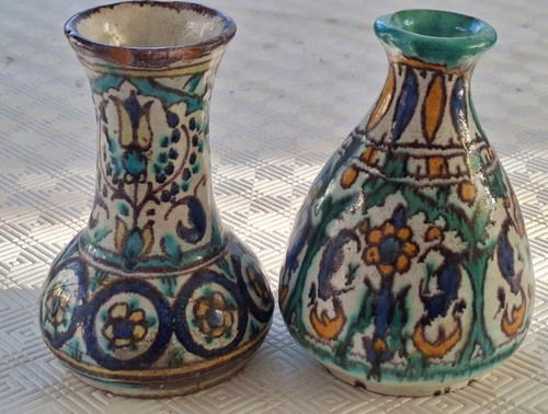 Lot vases anciens ceramiques - vases,