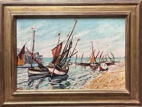 Fishing boat seascape - boat,,