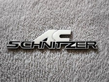 AC Schnitzer Black Rear Trunk Sticker Logo Badge Emblem BMW E39 E46 E90 E92 E60