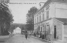 CPA 91 BREUILLET / CAFE DU