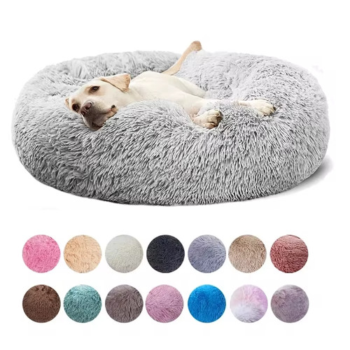 Lit rond pour - , animaux