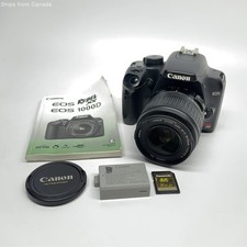 Canon EOS Rebel XS Black Digital SLR Camera - 113,601 Shutter Count