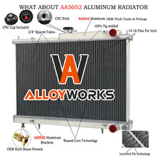 3 Rangées Aluminium Radiateur