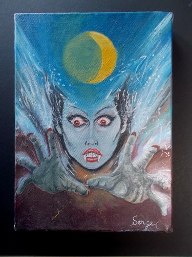 Vampire art peinture - art,