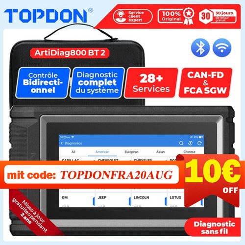 Topdon ad800 0 valise - bt,