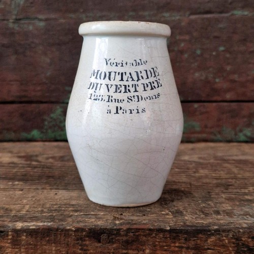 Pot moutarde véritable - à, «