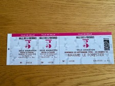 billet ticket place de concert MAXIME LE FORESTIER