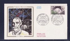 enveloppe 1er jour   le métro  Fulgence Bienvenue   75  Paris   1987