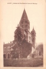 CLUNY - Bell Tower of Holy Water and Clock Tower 