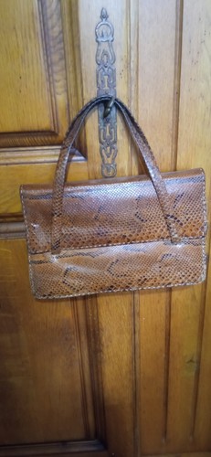 Sac mains vintage écailles - sac,