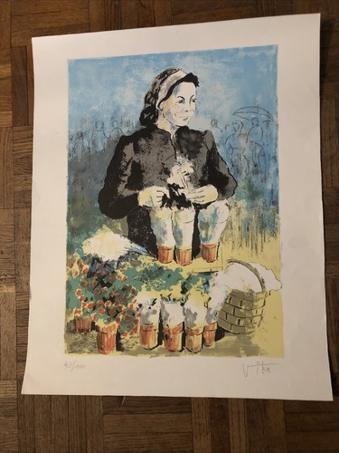 Superbe lithographie originale - superbe,