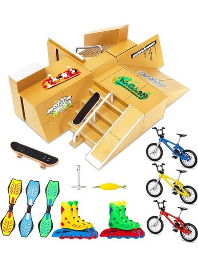 Skate park kit - park, kit,fingerboards