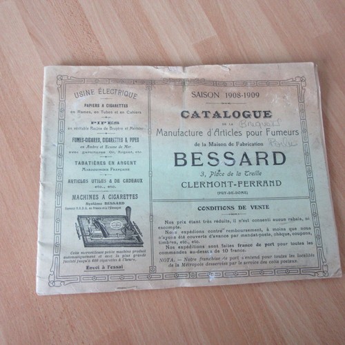 Rare catalogue 1908 pipes - rare,
