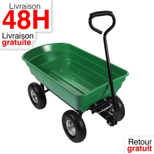 Chariot jardin roues - chariot,