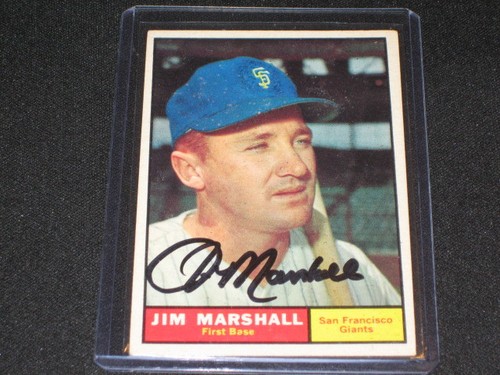 Jim marshall 1961 giants - jim,